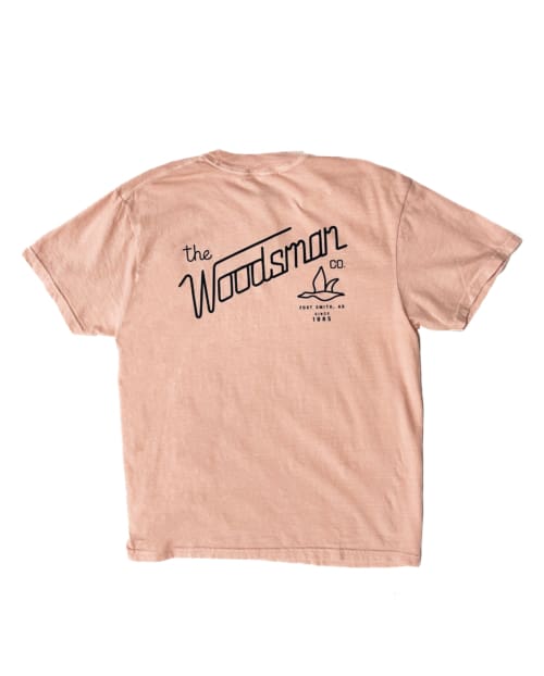 Men's Original Sign Graphic Short Sleeve Tee in Peachy